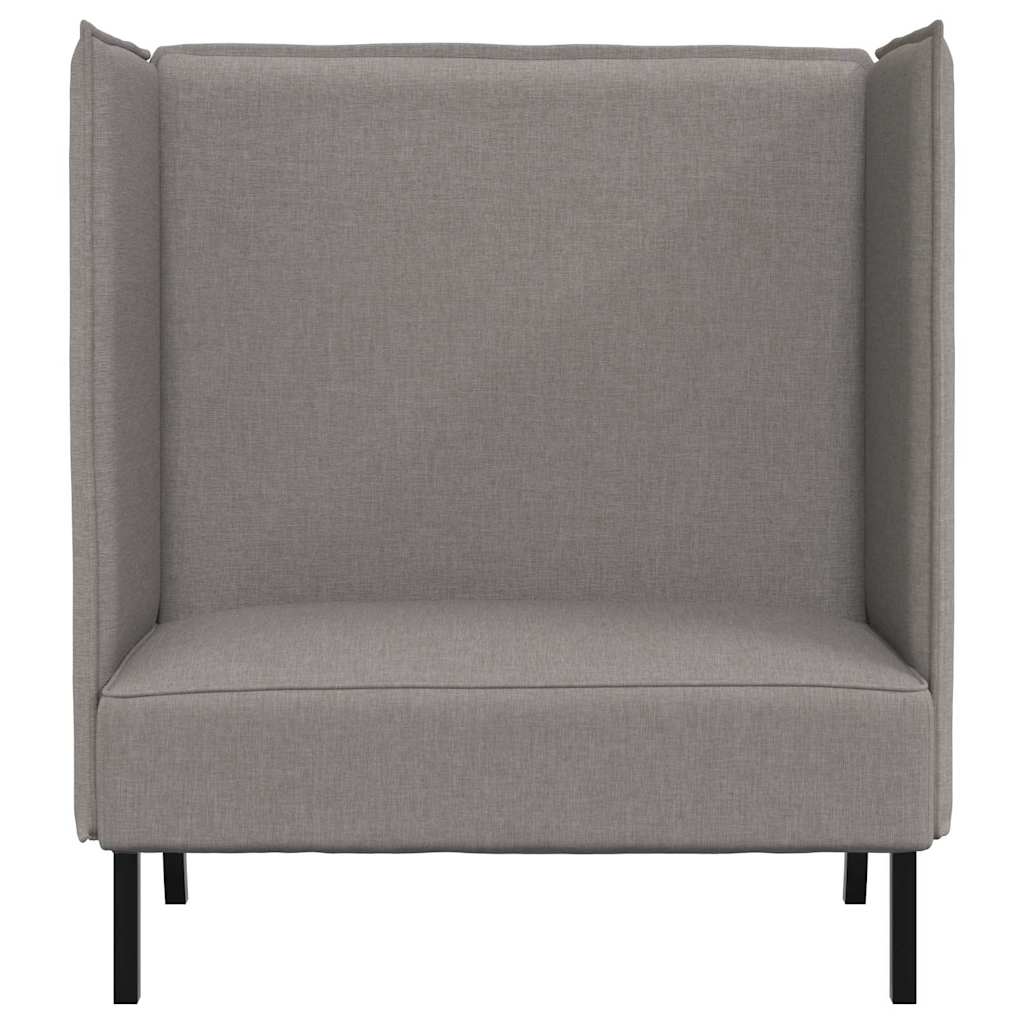 Καναπές Υψηλής Πλάτης 101cm Taupe ύφασμα - Pakobazaar