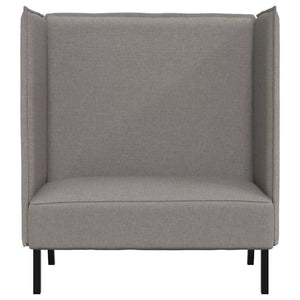 Καναπές Υψηλής Πλάτης 101cm Taupe ύφασμα - Pakobazaar