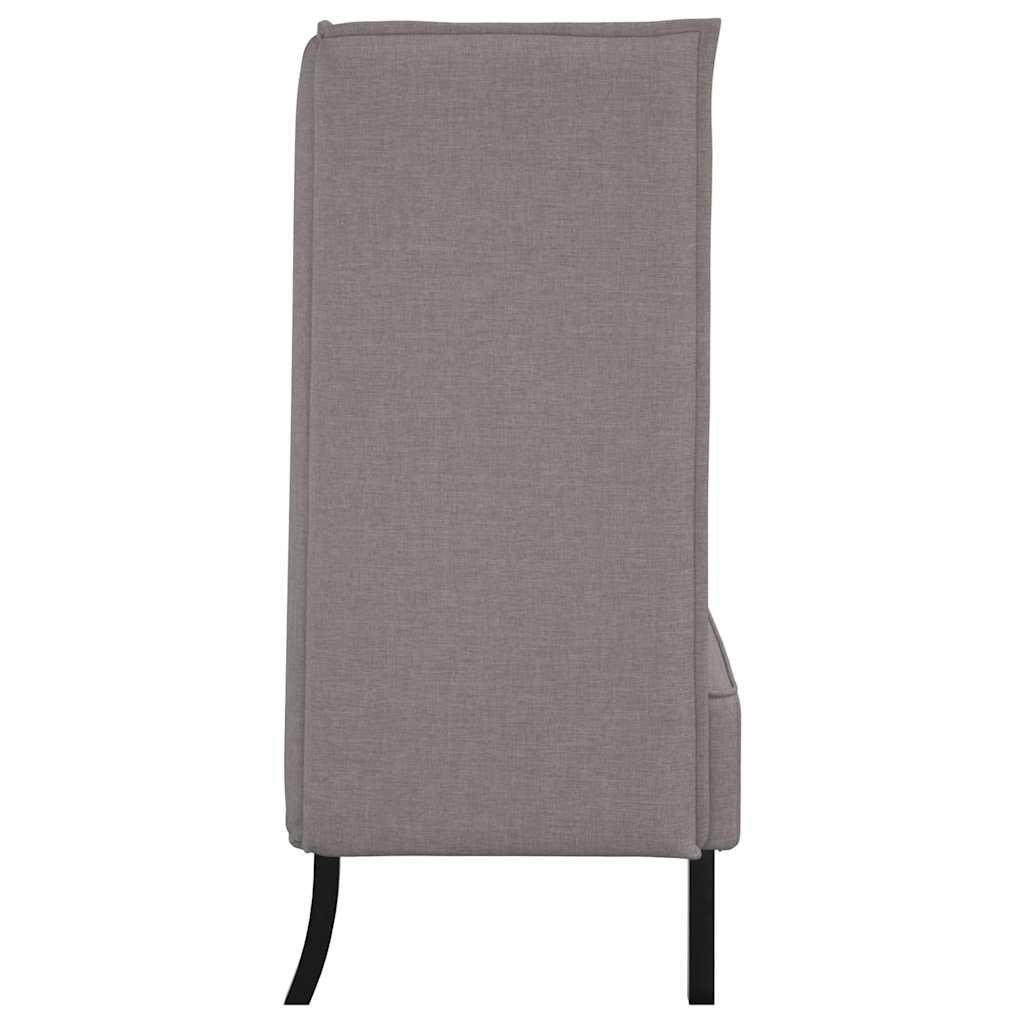 Καναπές Υψηλής Πλάτης 101cm Taupe ύφασμα - Pakobazaar