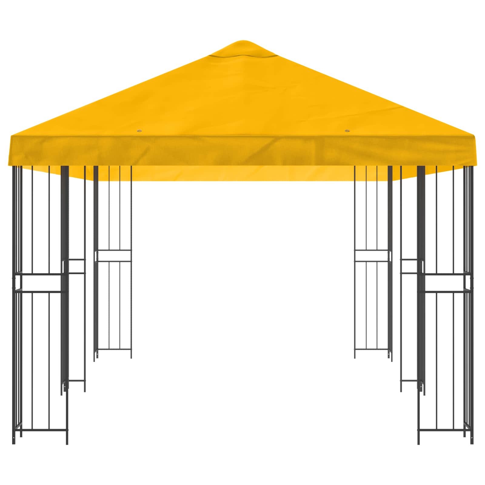 Κιόσκι με Πλαϊνές Τοίχους 6 x 3 m Κίτρινο - Pakobazaar