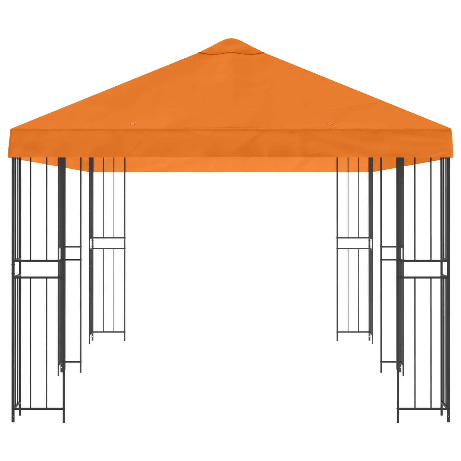 Κιόσκι με Πλαϊνές Τοίχους 6 x 3 m Πορτοκαλί - Pakobazaar