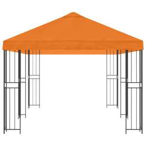 Κιόσκι με Πλαϊνές Τοίχους 6 x 3 m Πορτοκαλί - Pakobazaar