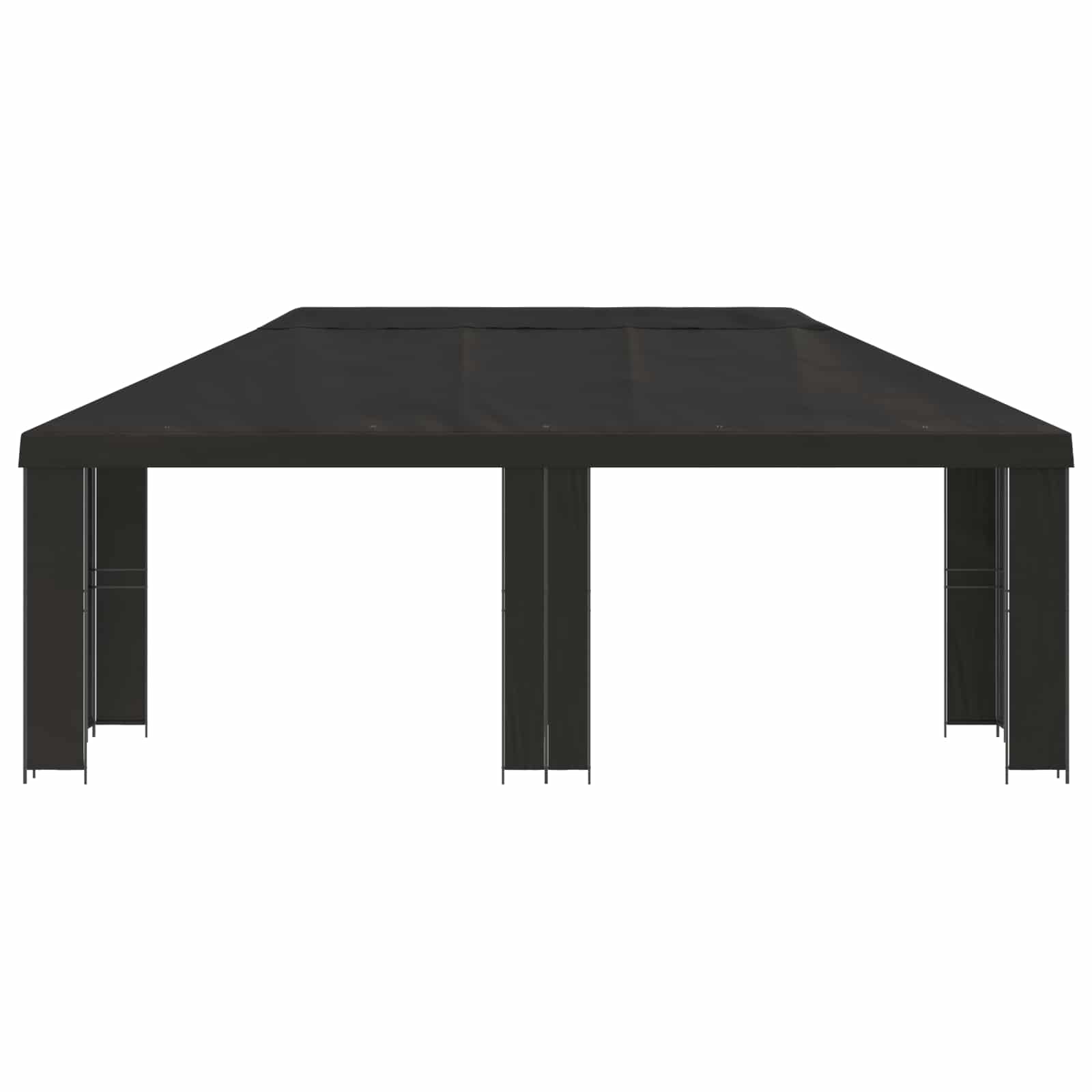 Κήπος Γκαζebo 6 x 3 m Ανθρακί Πολυεστέρας και Χάλυβας 190 - Pakobazaar