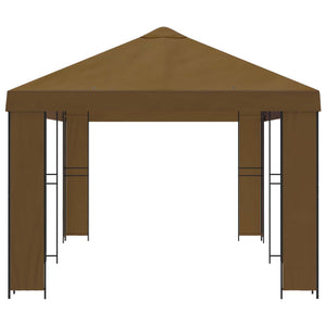 Κήπος Γκαζebo 6 x 3 m Taupe Πολυεστέρας και Χάλυβας 190 - Pakobazaar