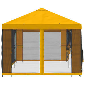 Κιόσκι με Πλαϊνές Τοίχους 6 x 3 m Κίτρινο - Pakobazaar
