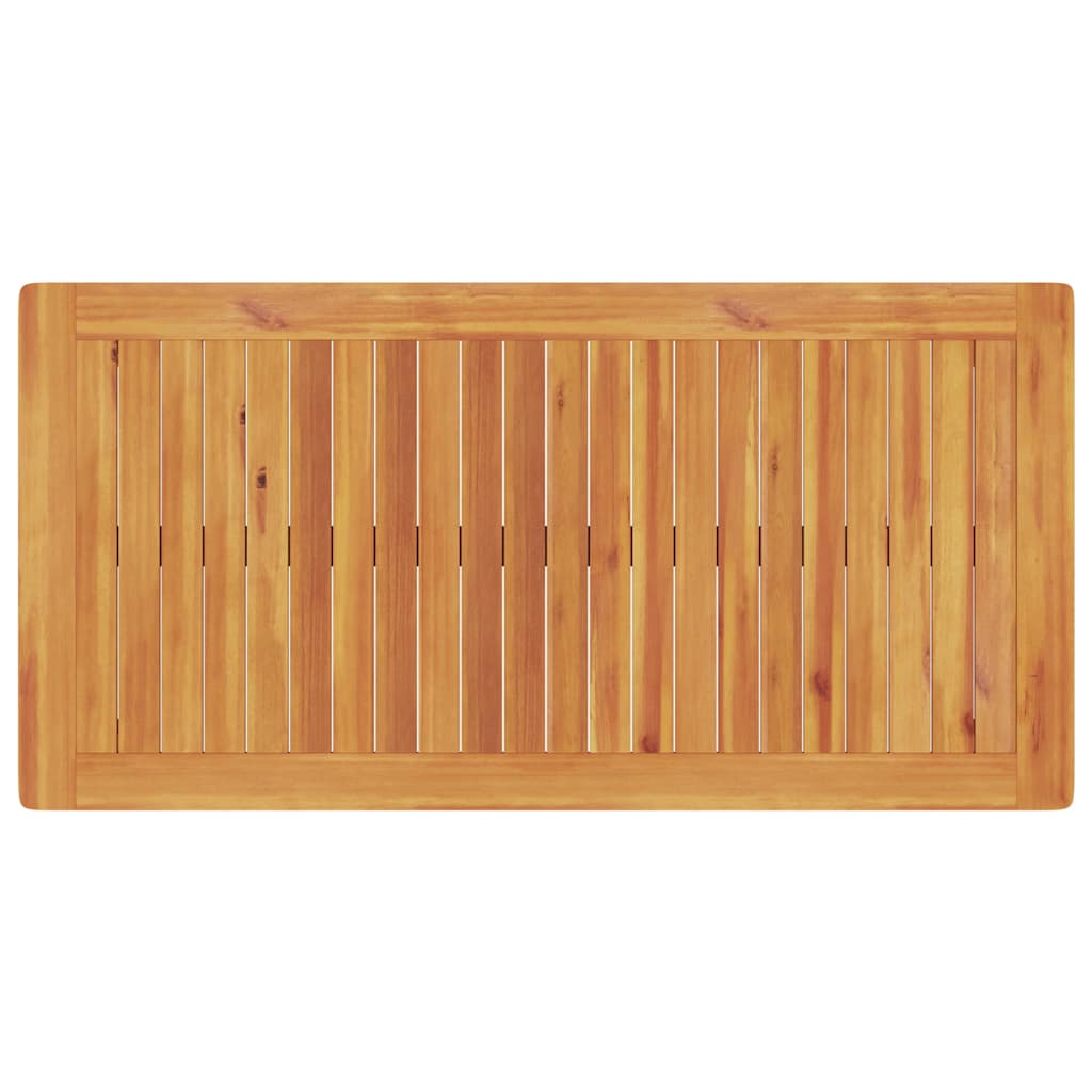 Σέτ φαγητού για κήπο 3 pcs Καφέ Στερεό Ξύλο Ακακίας