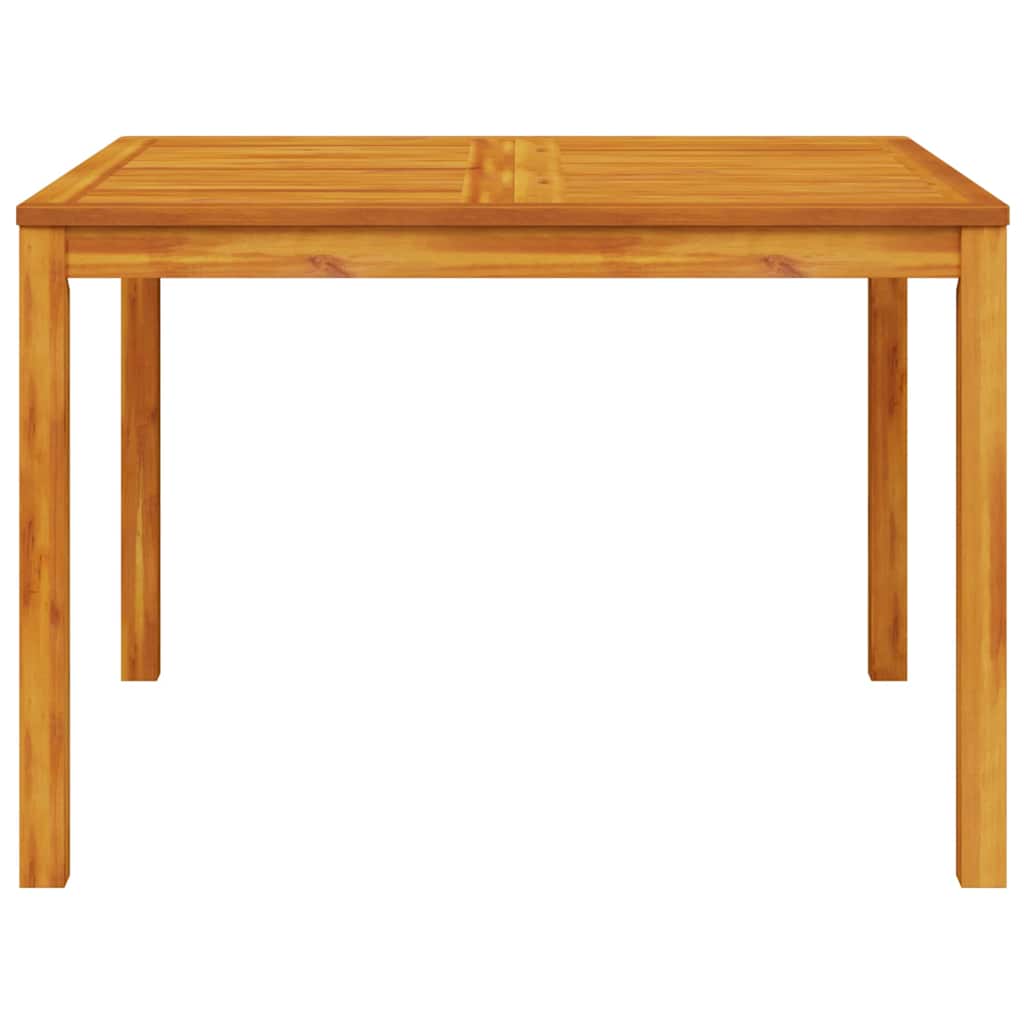 Σέτ φαγητού για κήπο 5 pcs Καφέ Μασίφ ξύλο ακακίας