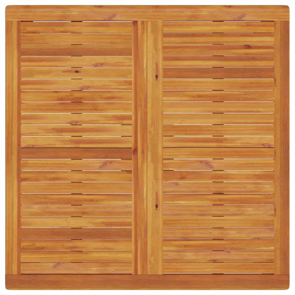 Σέτ φαγητού για κήπο 5 pcs Καφέ Μασίφ ξύλο ακακίας