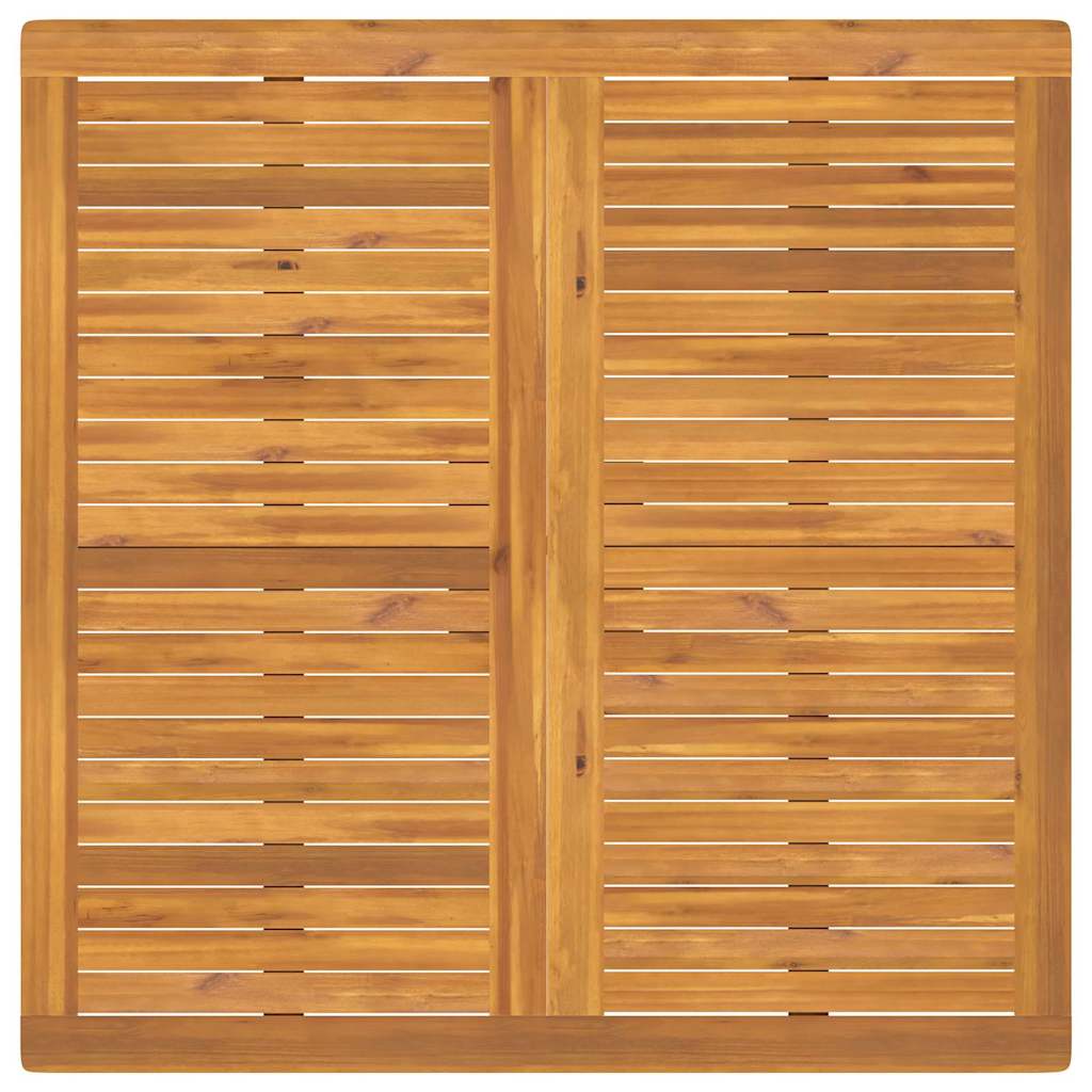 Σέτ φαγητού για κήπο 5 pcs Καφέ Μασίφ ξύλο ακακίας - Pakobazaar