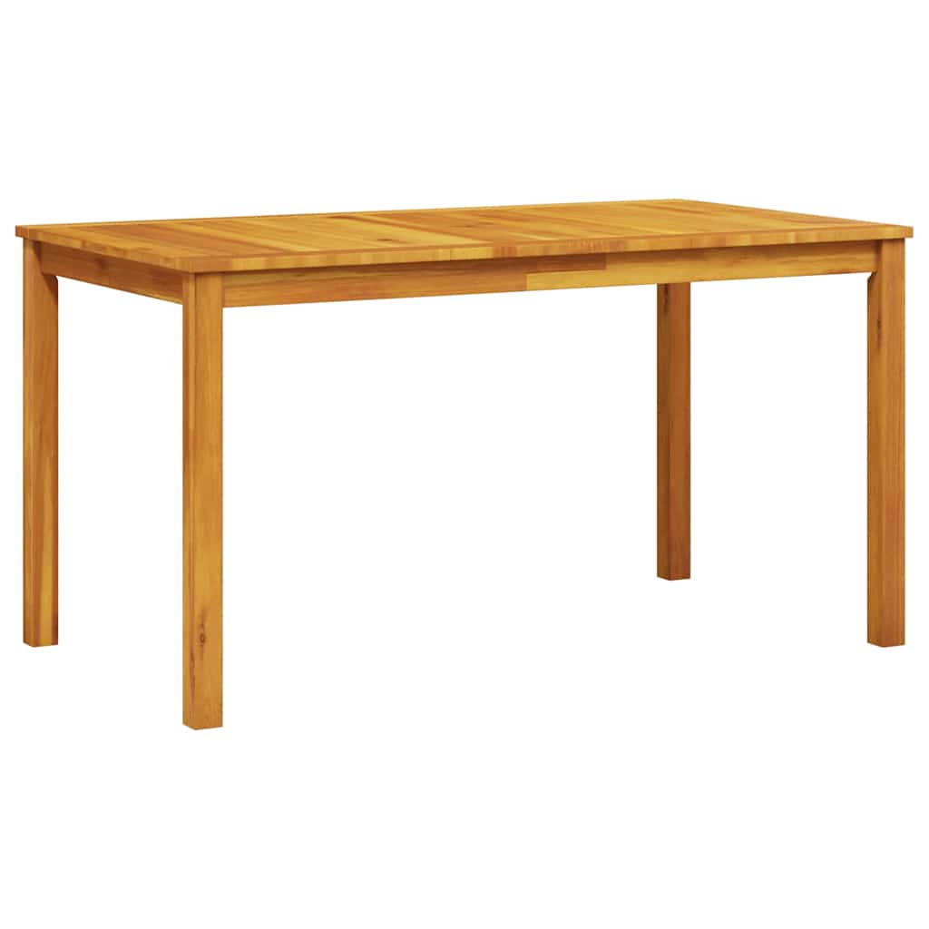 Σέτ φαγητού για κήπο 7 pcs Καφέ Στερεό Ξύλο Ακακίας