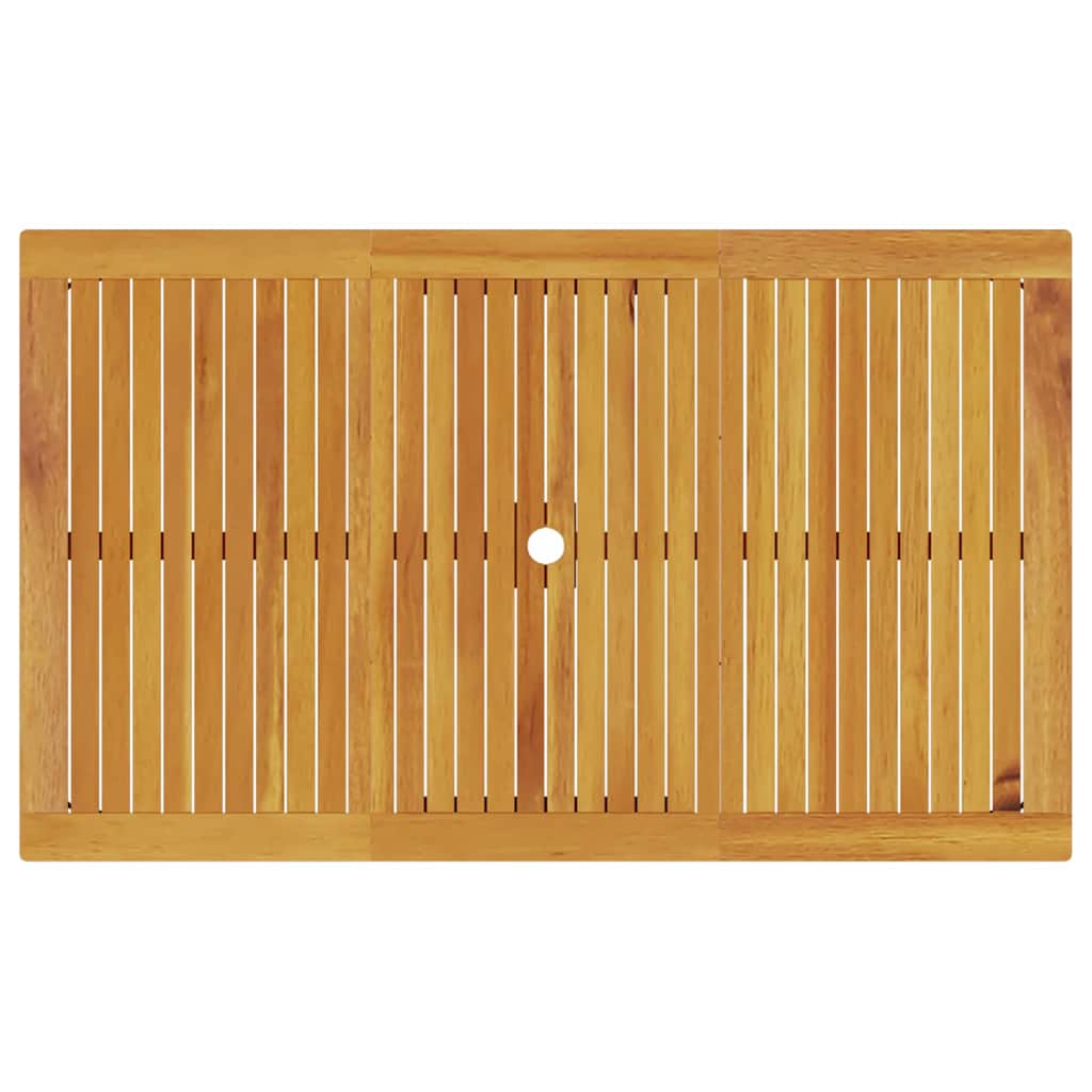 Σέτ φαγητού για κήπο 5 pcs Καφέ Στερεό Ξύλο Ακακίας - Pakobazaar