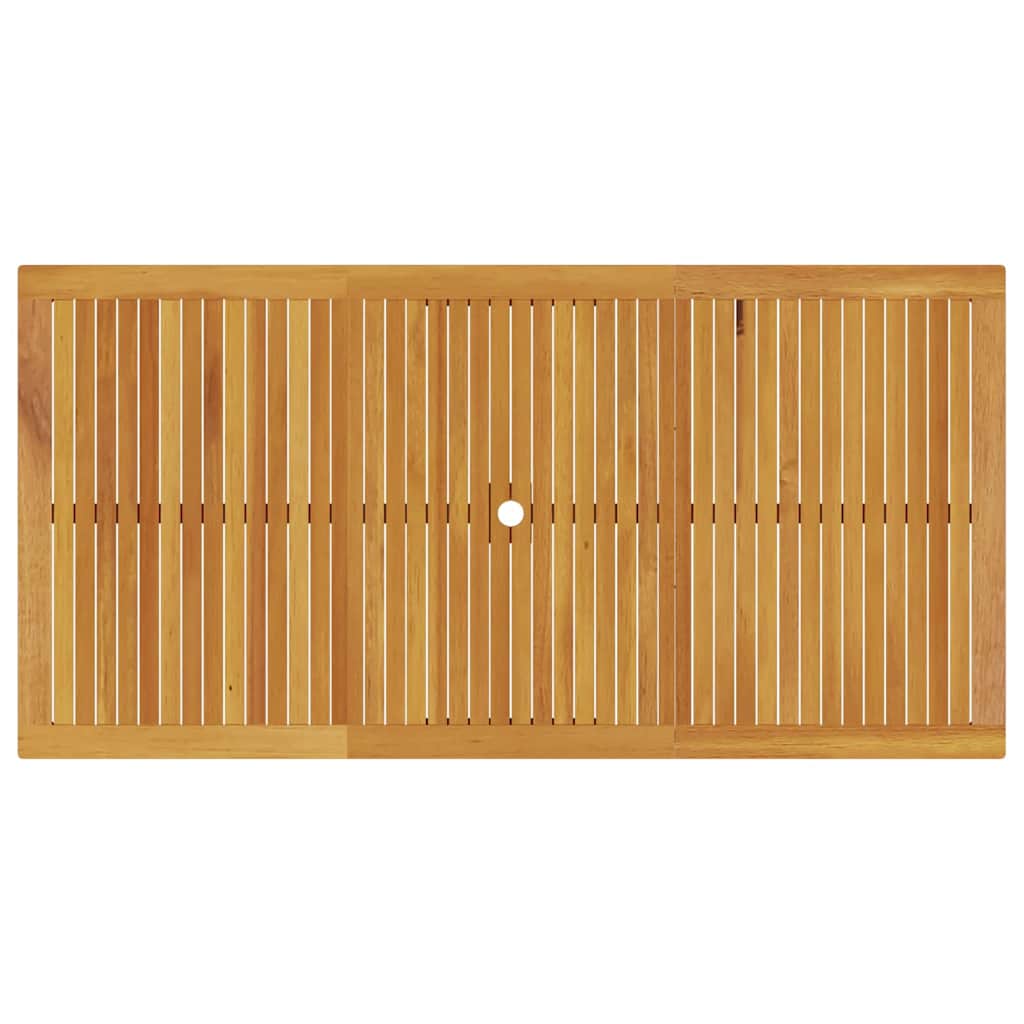 Σέτ φαγητού για κήπο 7 pcs Καφέ Στερεό Ξύλο Ακακίας - Pakobazaar