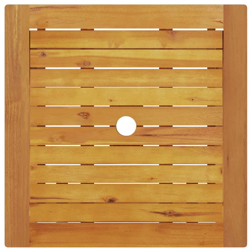 Φορητό Σετ Μπιζερί 3 pcs Καφέ Στερεό Ξύλο Ακακίας - Pakobazaar