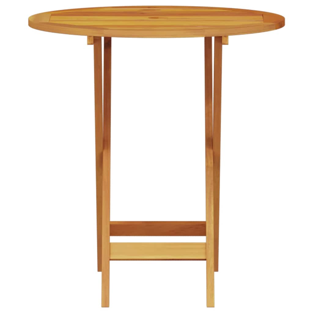 Φορητό Σετ Μπιζερί 3 pcs Καφέ Στερεό Ξύλο Ακακίας - Pakobazaar