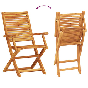 Φορητό Σετ Μπιζερί 3 pcs Καφέ Στερεό Ξύλο Ακακίας - Pakobazaar