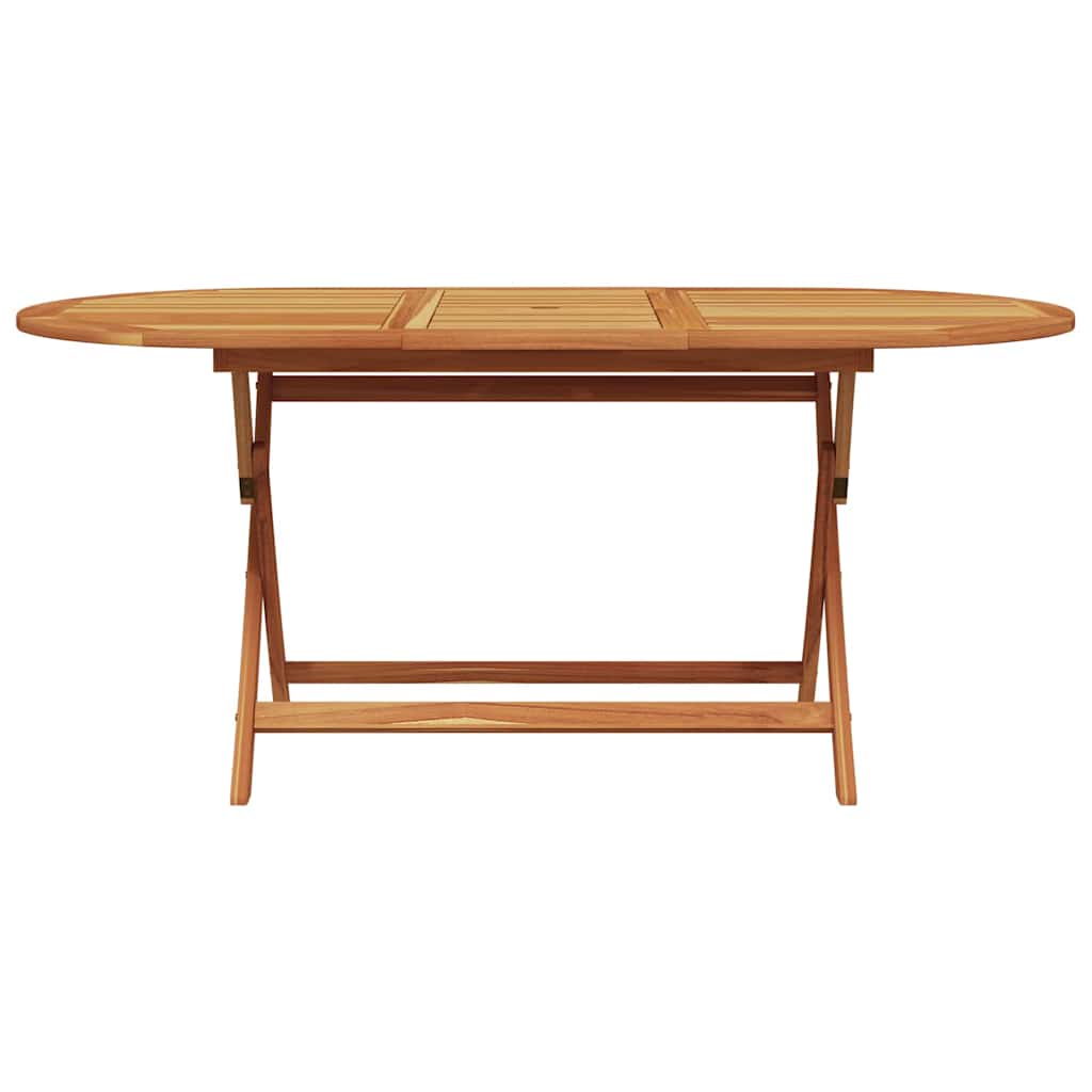 Σέτ φαγητού για κήπο 7 pcs Κρέμες λευκό Στερεό Ξύλο Ακακίας