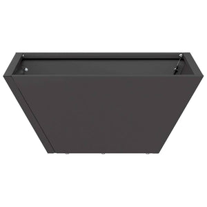 Γλάστρα Κήπου 5 τμχ. Μαύρο 35 x 35 x 15 εκ.