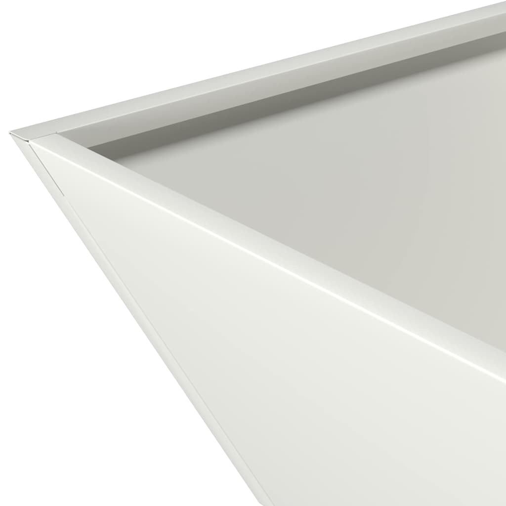 Γλάστρα Κήπου 5 τμχ. Λευκό 35 x 35 x 15 εκ.