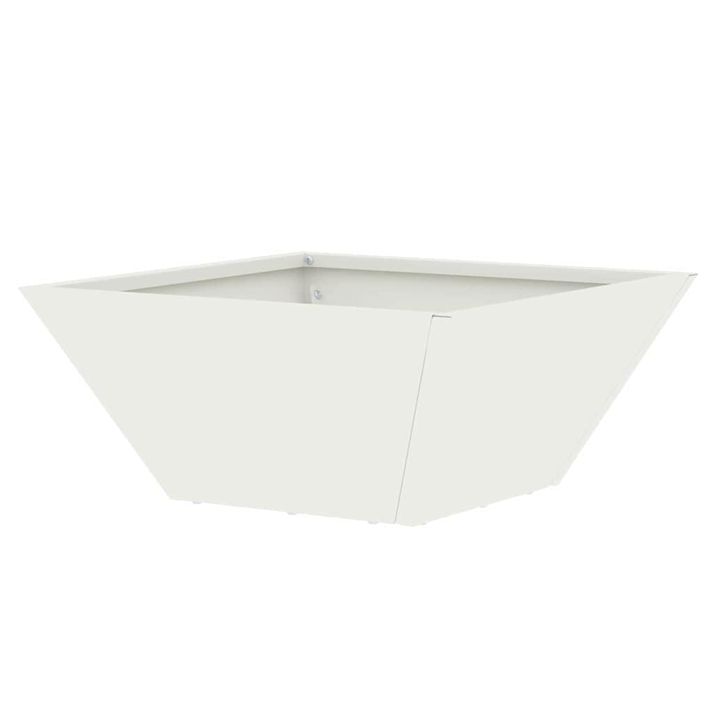 Γλάστρα Κήπου 5 τμχ. Λευκό 35 x 35 x 15 εκ.