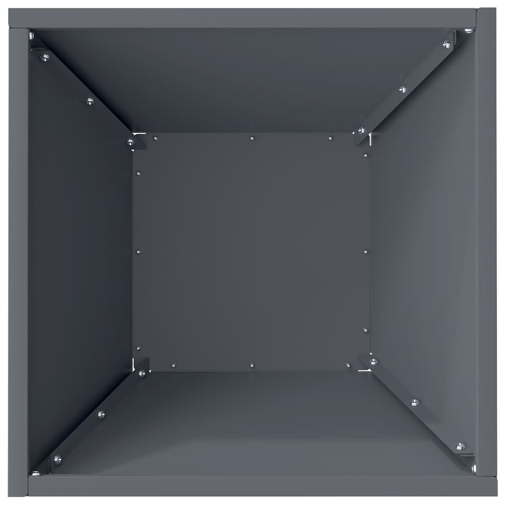 Γλάστρα Κήπου 5 τμχ. Ανθρακί 35 x 35 x 15 εκ.
