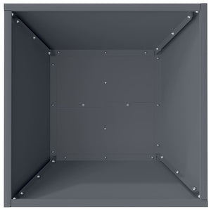 Γλάστρα Κήπου 5 τμχ. Ανθρακί 40 x 40 x 15 cm