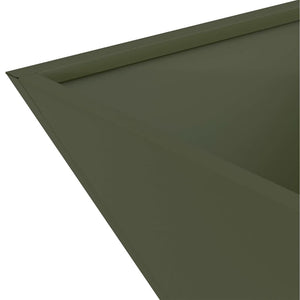 Γλάστρα Κήπου 5 τμχ. Λαδί 40 x 40 x 15 cm Ψυχρής έλασης χάλυβας