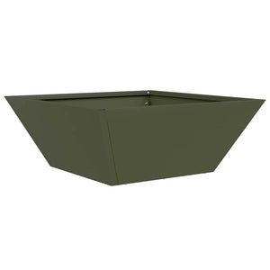 Γλάστρα Κήπου 5 τμχ. Λαδί 40 x 40 x 15 cm Ψυχρής έλασης χάλυβας
