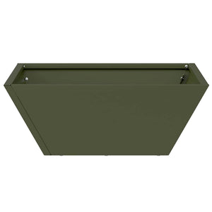 Γλάστρα Κήπου 5 τμχ. Λαδί 40 x 40 x 15 cm Ψυχρής έλασης χάλυβας