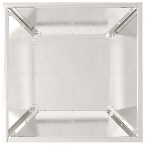 Γλάστρα Κήπου 5 τμχ. Ασημί 40 x 40 x 15 cm Ανοξείδωτο Ατσάλι