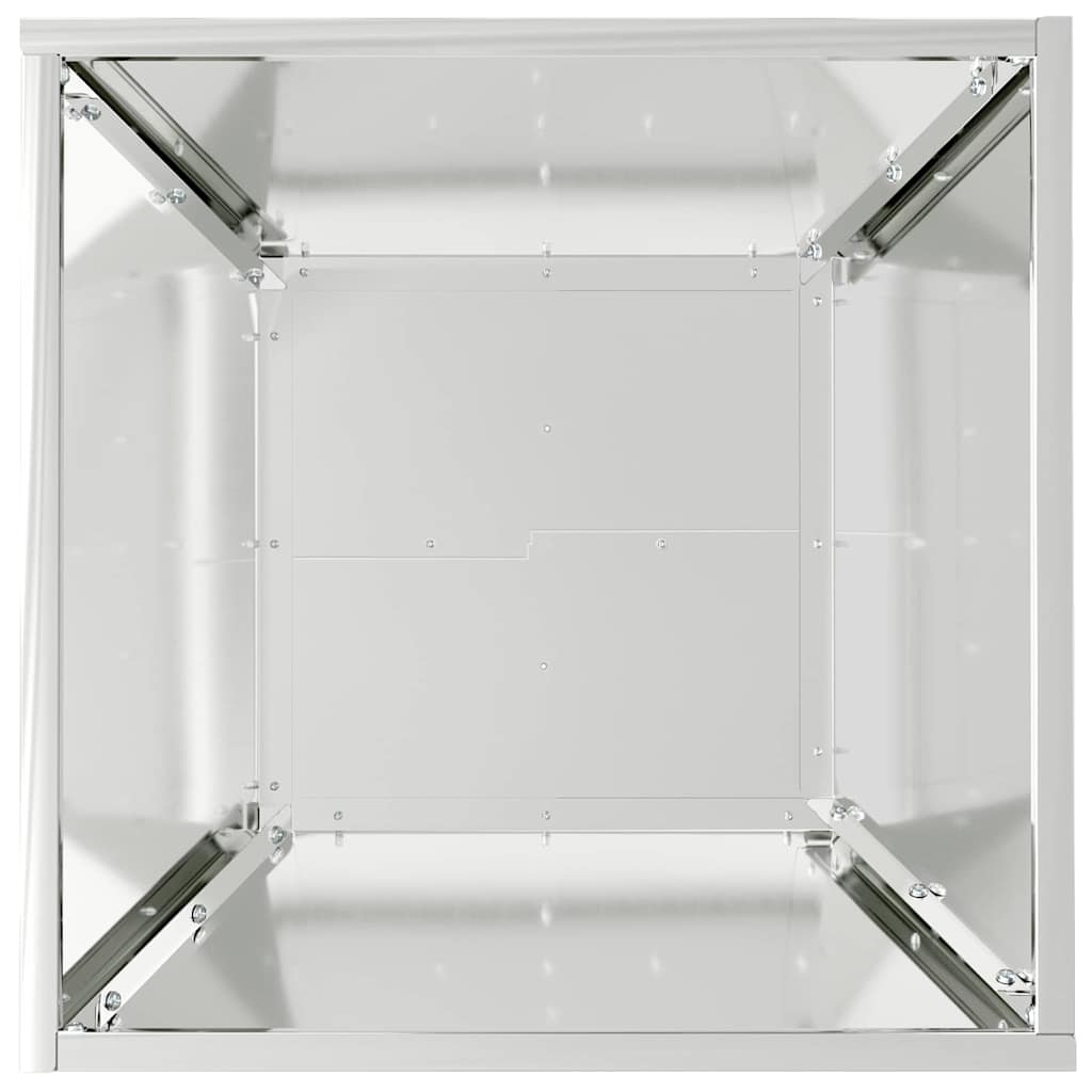 Γλάστρα Κήπου 5 pcs Ασημί 40 x 40 x 15 cm Επικαλυμμένος Χάλυβας