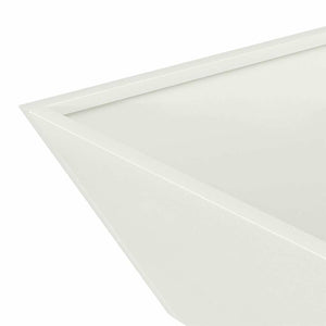 Γλάστρα Κήπου Λευκό 50 x 50 x 15 cm Ψυχρής έλασης χάλυβας