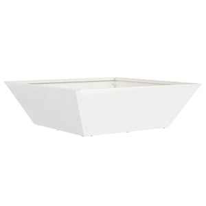 Γλάστρα Κήπου 5 τμχ. Λευκό 50 x 50 x 15 cm