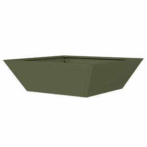 Γλάστρα Κήπου Λαδί 50 x 50 x 15 cm Ψυχρής έλασης χάλυβας