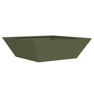 Γλάστρα Κήπου 5 τμχ. Λαδί 50 x 50 x 15 cm Ψυχρής έλασης χάλυβας