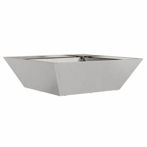 Γλάστρα Κήπου 5 τμχ. Ασημί 50 x 50 x 15 cm Ανοξείδωτο Ατσάλι