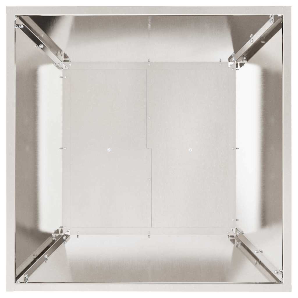Γλάστρα Κήπου 5 pcs Ασημί 50 x 50 x 15 cm Ανοξείδωτο ατσάλι