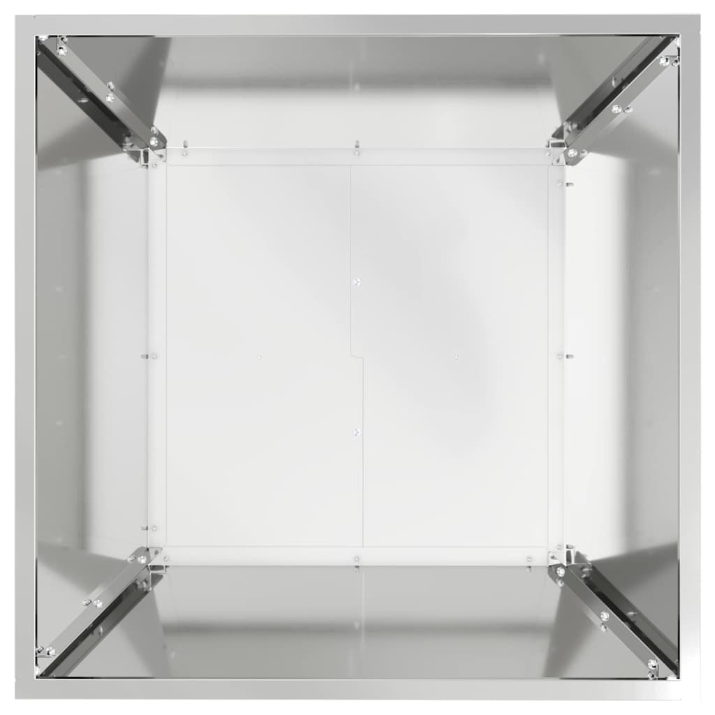 Γλάστρα Κήπου 5 pcs Ασημί 50 x 50 x 15 cm Επικαλυμμένος Χάλυβας