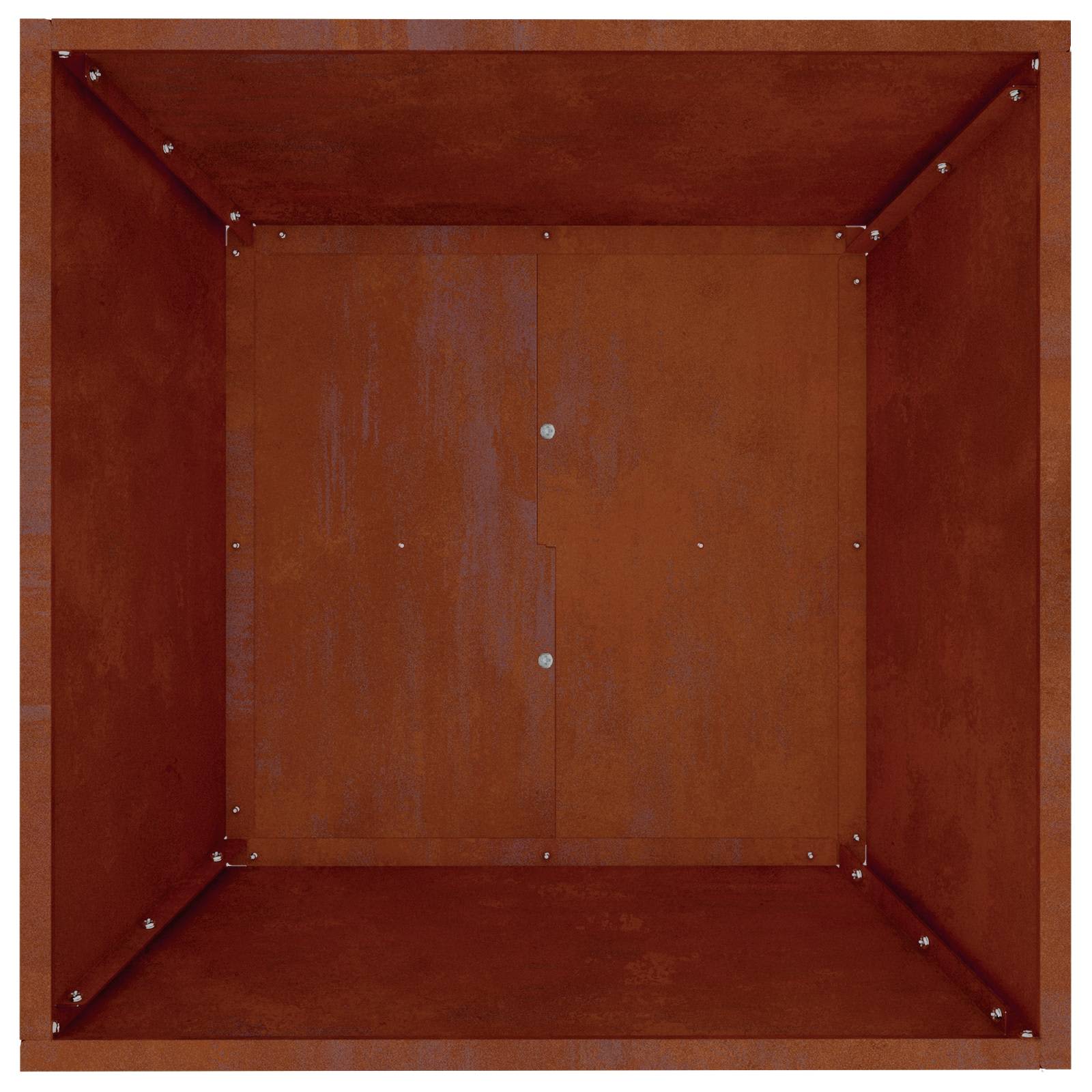 Γλάστρα Κήπου Σκ rusty 50 x 50 x 15 cm