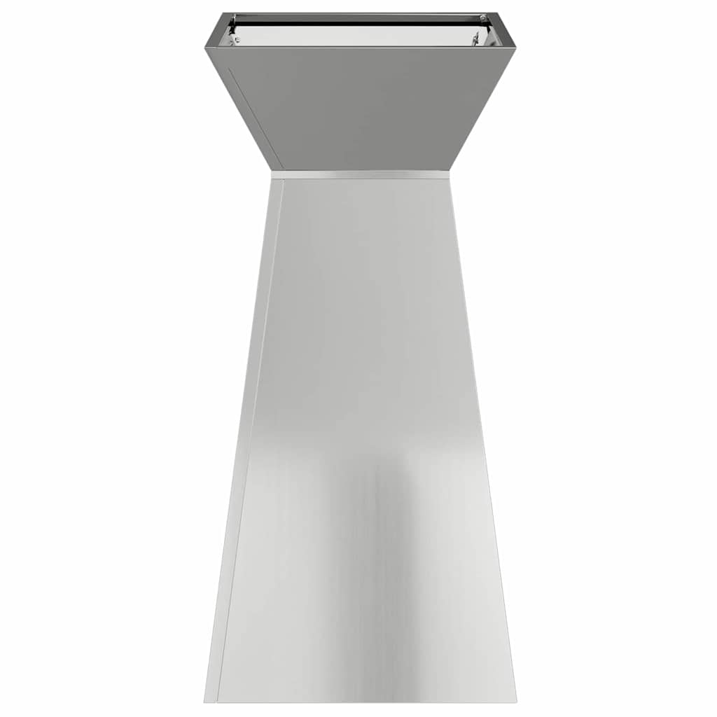 Γλάστρα Πυλώνας 2 pcs Ασημί 35 x 35 x 73 εκ.