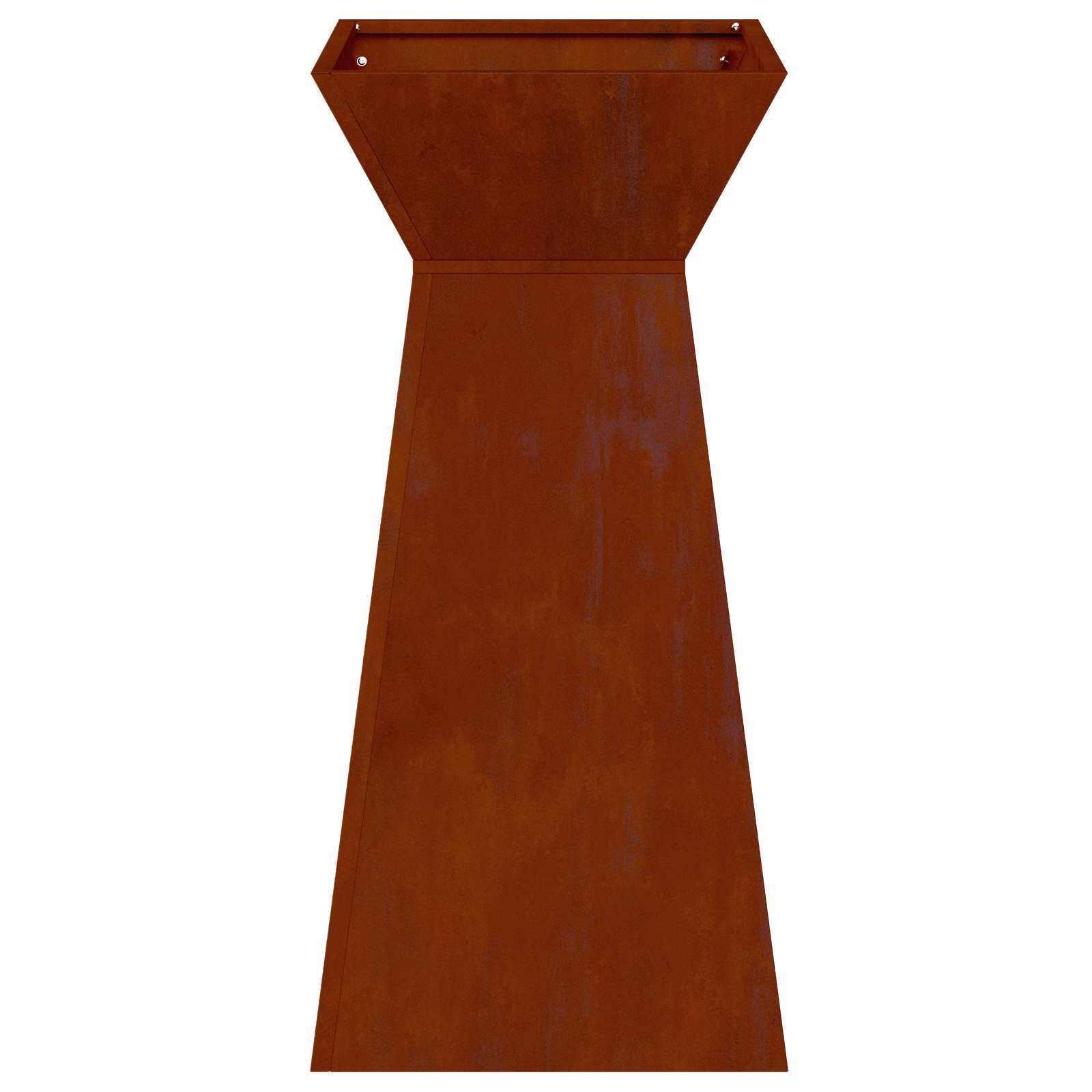 Γλάστρα Πυλώνας Ασημί 35 x 35 x 73 εκ. - Pakobazaar