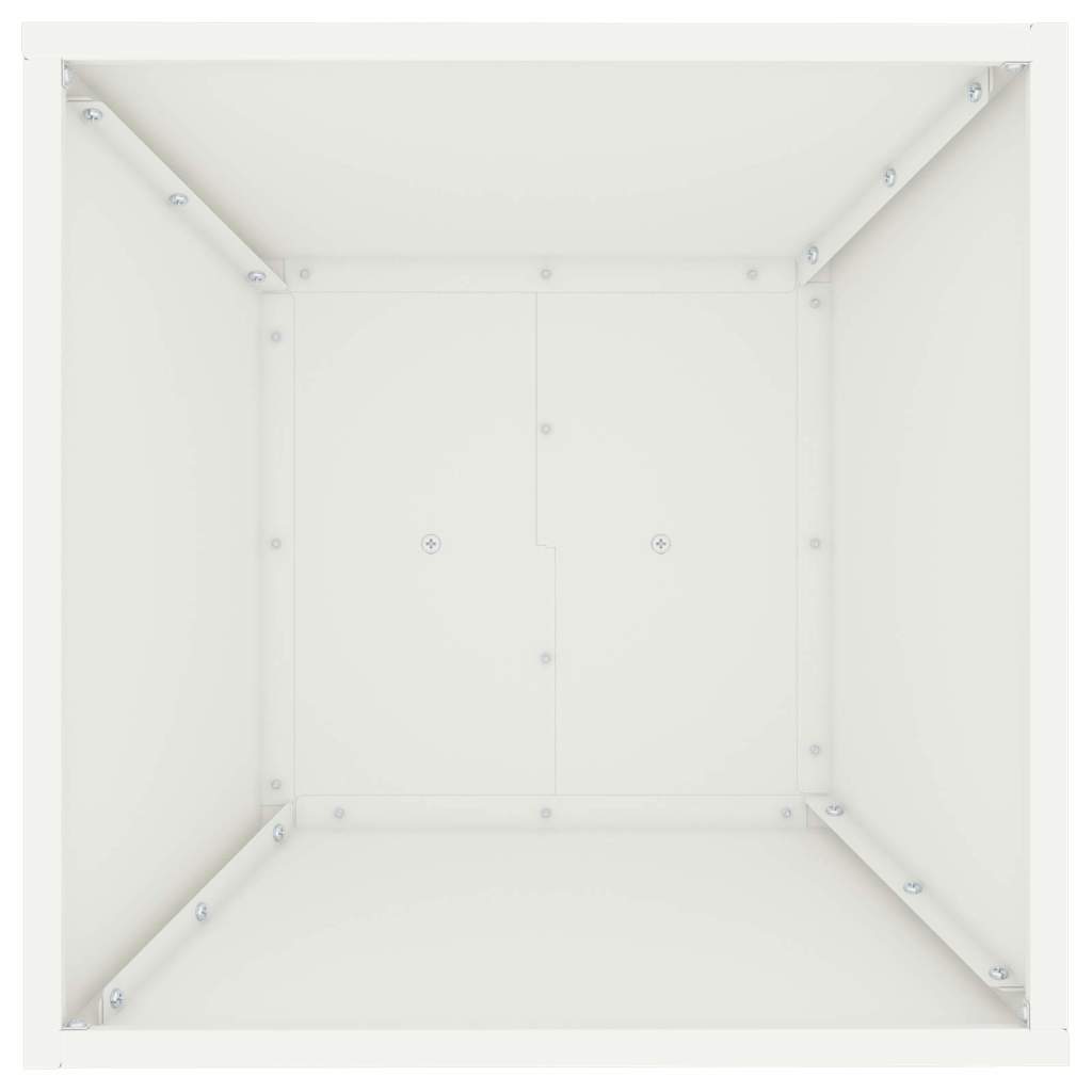Γλάστρα Πυλώνας 2 pcs Λευκό 40 x 40 x 100 cm - Pakobazaar