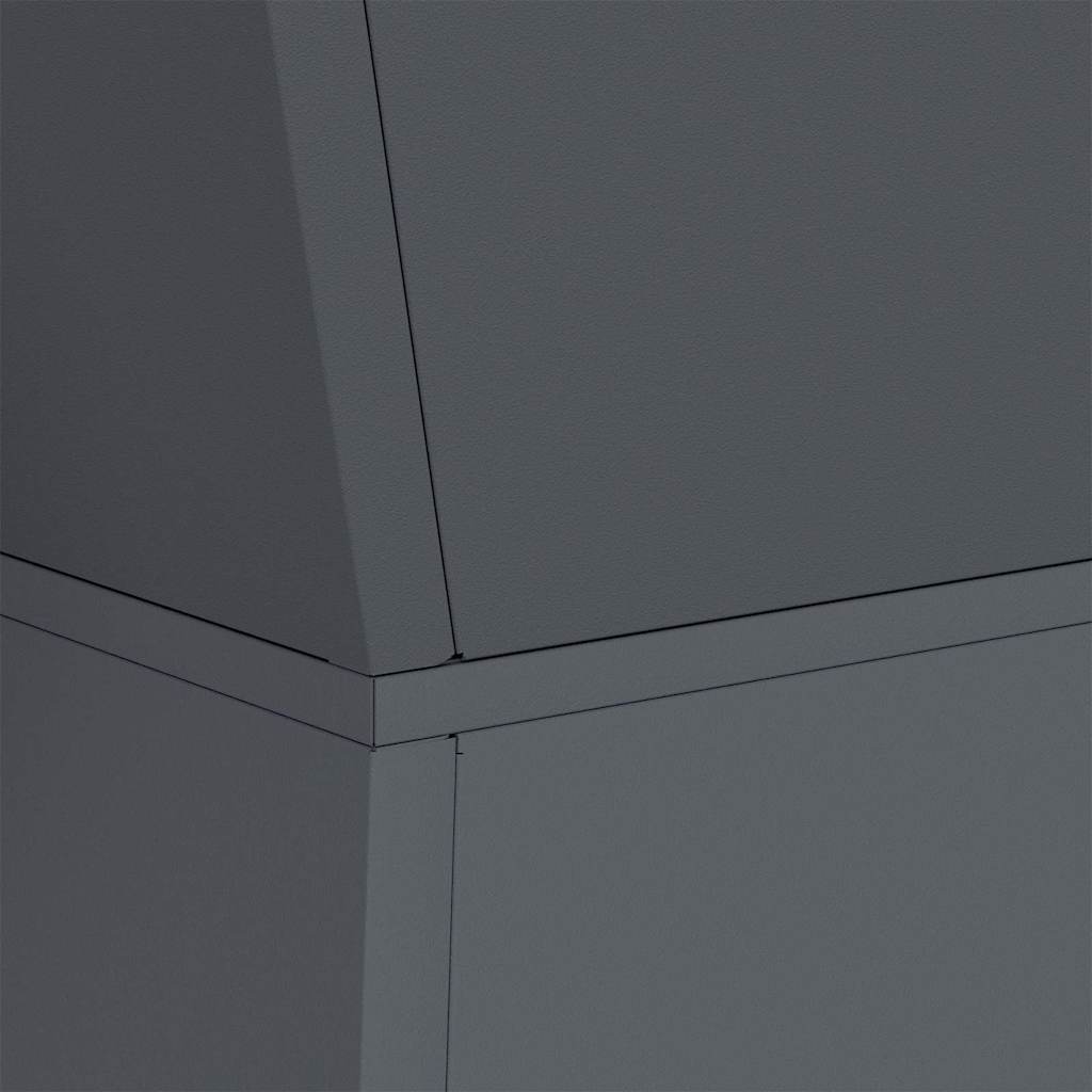 Γλάστρα Πυλώνας 2 pcs Ανθρακί 40 x 40 x 100 cm - Pakobazaar