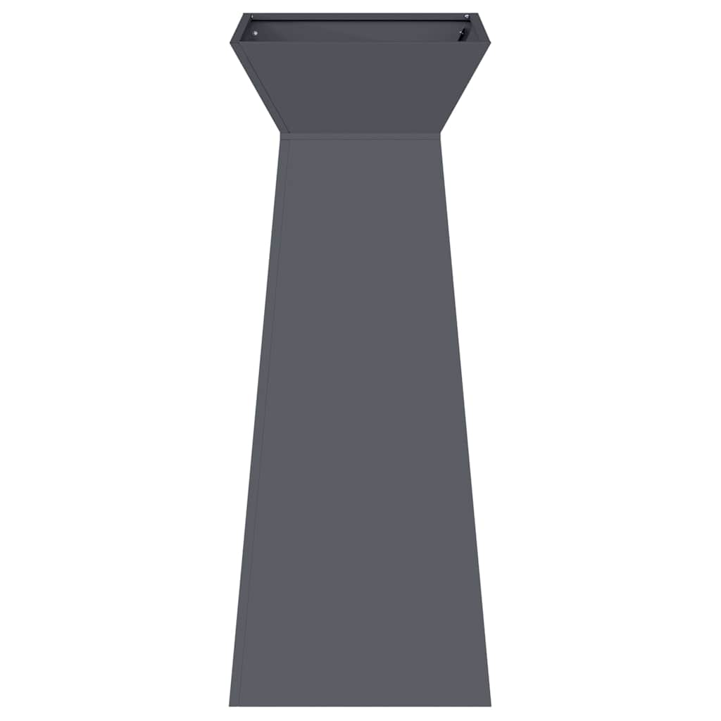 Γλάστρα Πυλώνας 2 pcs Ανθρακί 40 x 40 x 100 cm - Pakobazaar