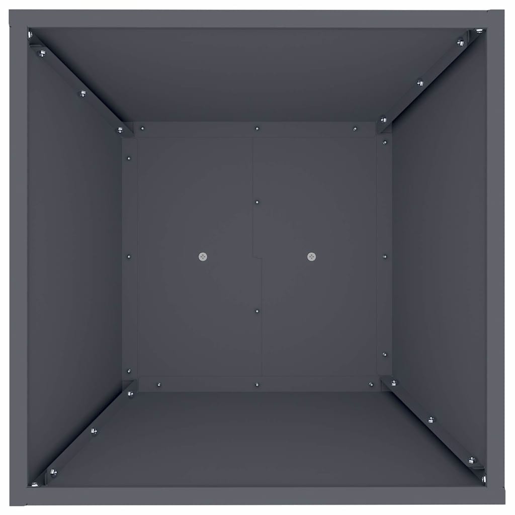 Γλάστρα Πυλώνας 2 pcs Ανθρακί 40 x 40 x 100 cm - Pakobazaar