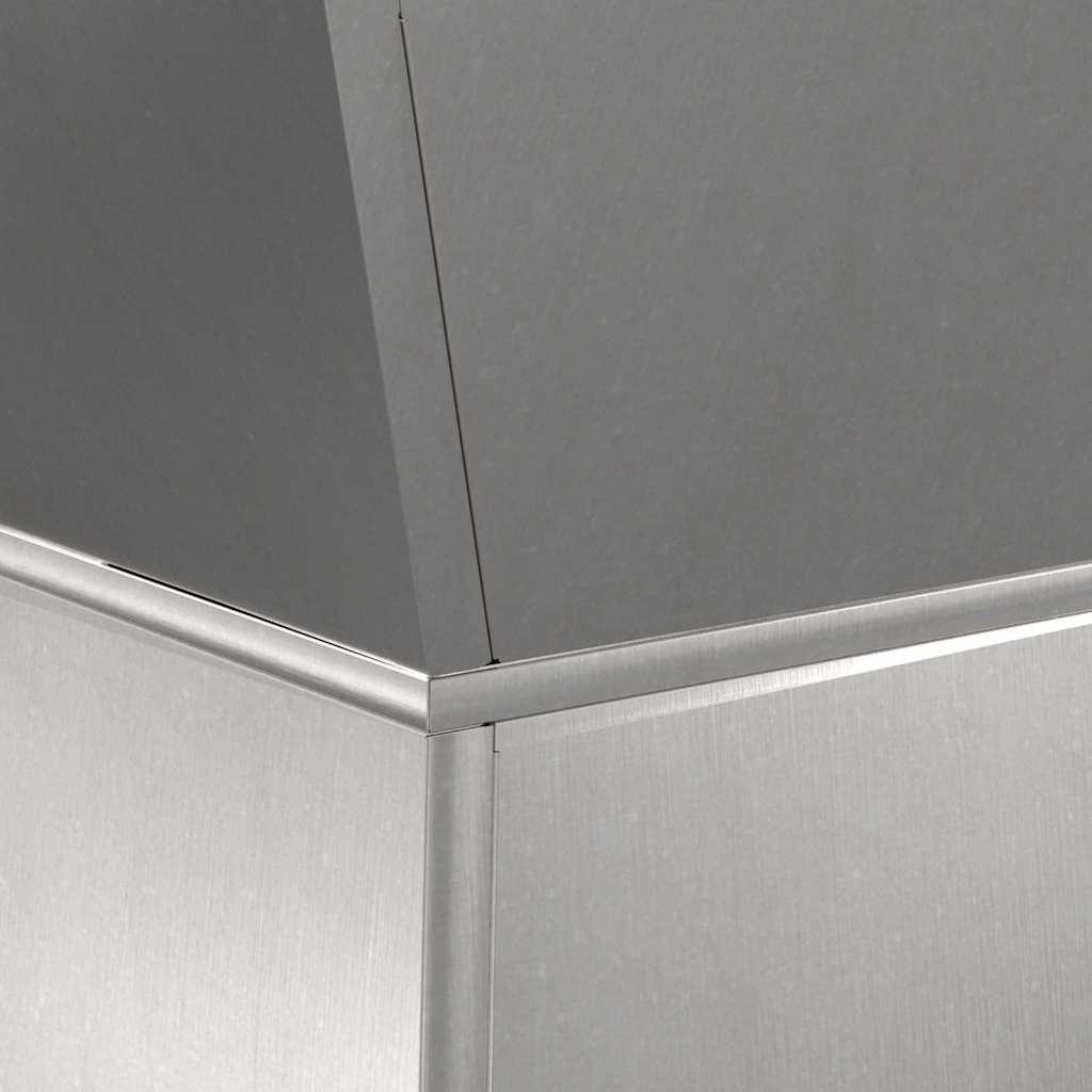 Γλάστρα Πυλώνας 2 pcs Ασημί 40 x 40 x 100 cm