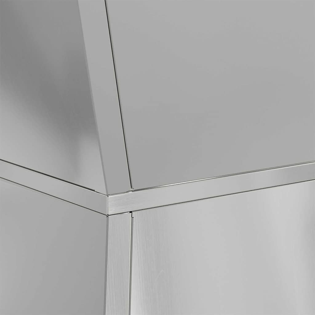 Γλάστρα Πυλώνας Ασημί 40 x 40 x 100 cm