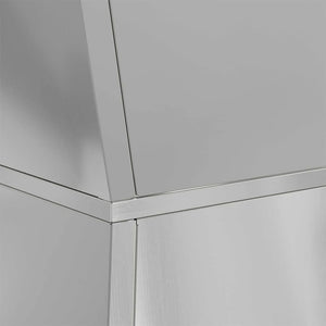 Γλάστρα Πυλώνας Ασημί 40 x 40 x 100 cm Γαλβανισμένος Χάλυβας