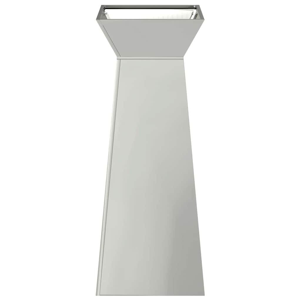 Γλάστρα Πυλώνας Ασημί 40 x 40 x 100 cm
