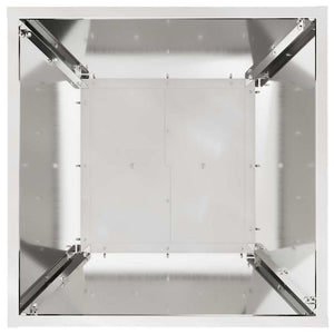 Γλάστρα Πυλώνας Ασημί 40 x 40 x 100 cm Γαλβανισμένος Χάλυβας