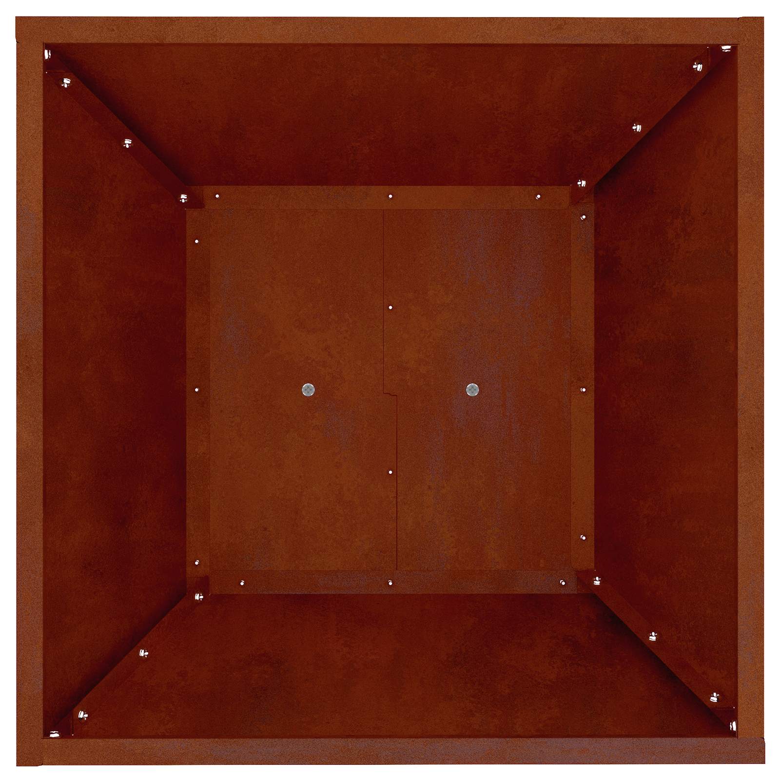 Γλάστρα Πυλώνας Σκ rusty 40 x 40 x 100 cm